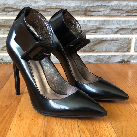 Jeffrey Campbell Shoes - Jeffrey Campbell ankle strap buckle stilettos sz7